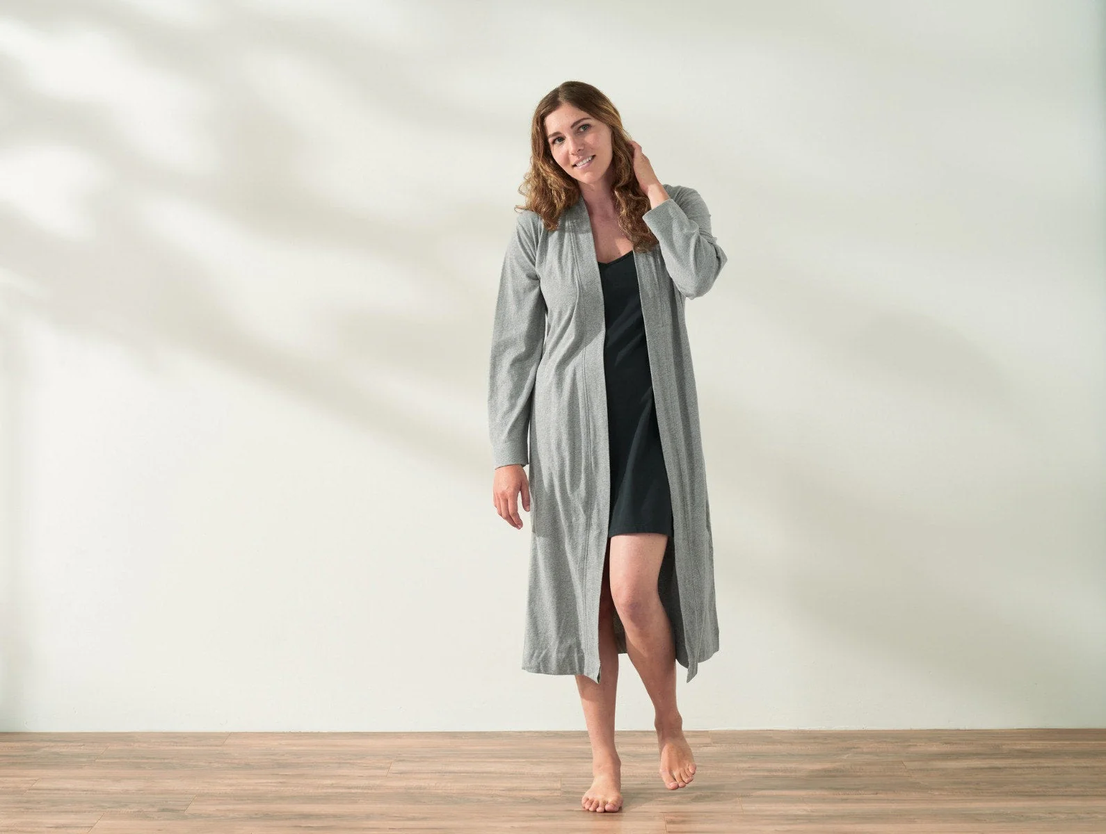 Women's Solstice Organic Relaxed Robe - Renewed - Image 8