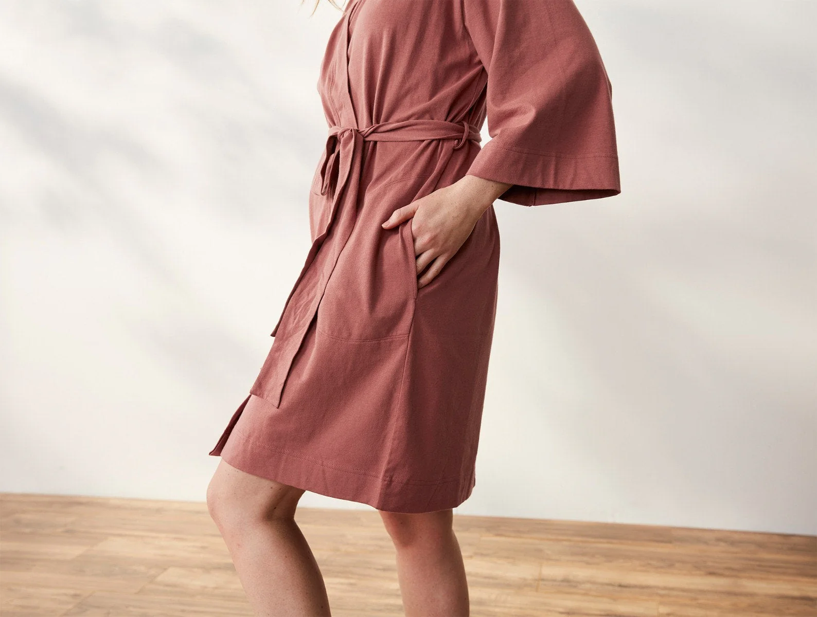Women's Solstice Organic Short Robe - Renewed - Image 6