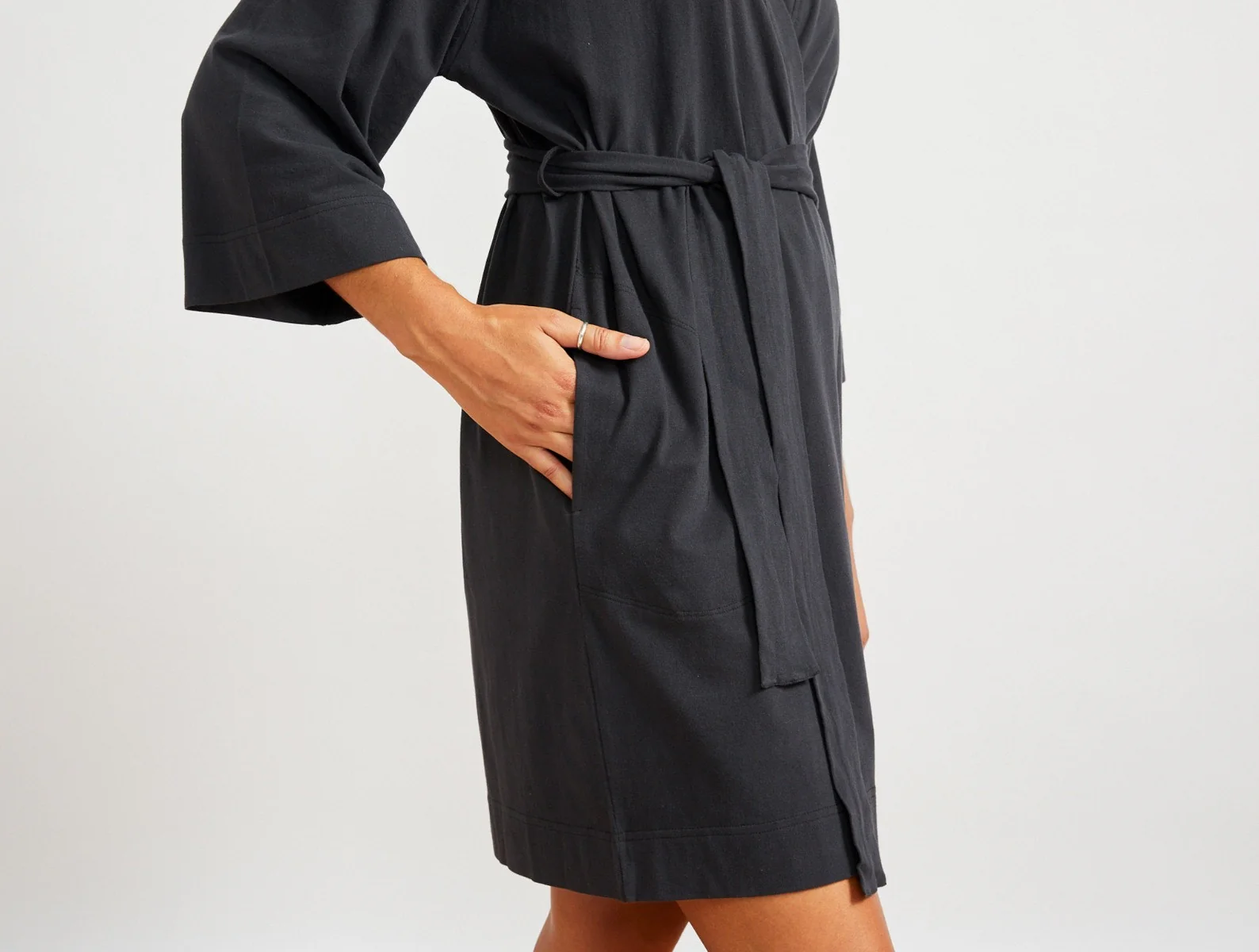 Women's Solstice Organic Short Robe - Renewed - Image 2
