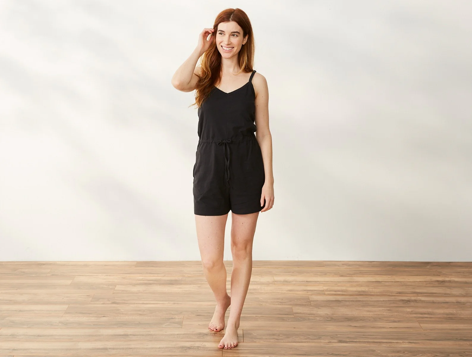 Women's Solstice Organic Short Romper - Renewed